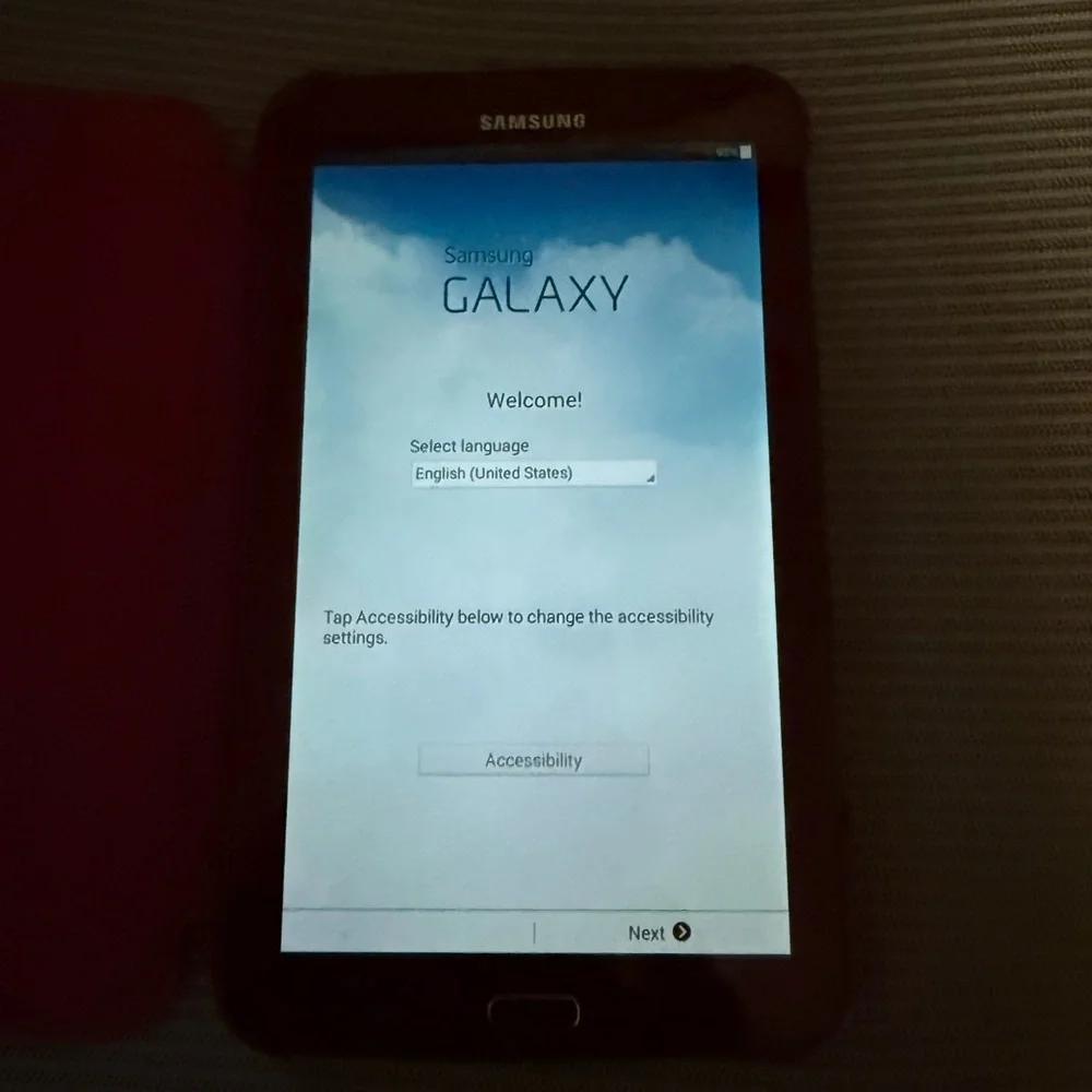 Samsung Galaxy Tab 3 Red Cover